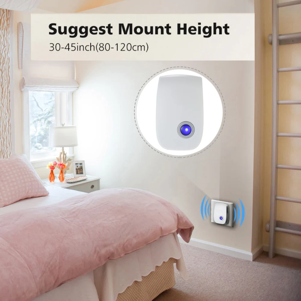 Ультразвуковой Отпугиватель вредителей электронный репеллент насекомых от