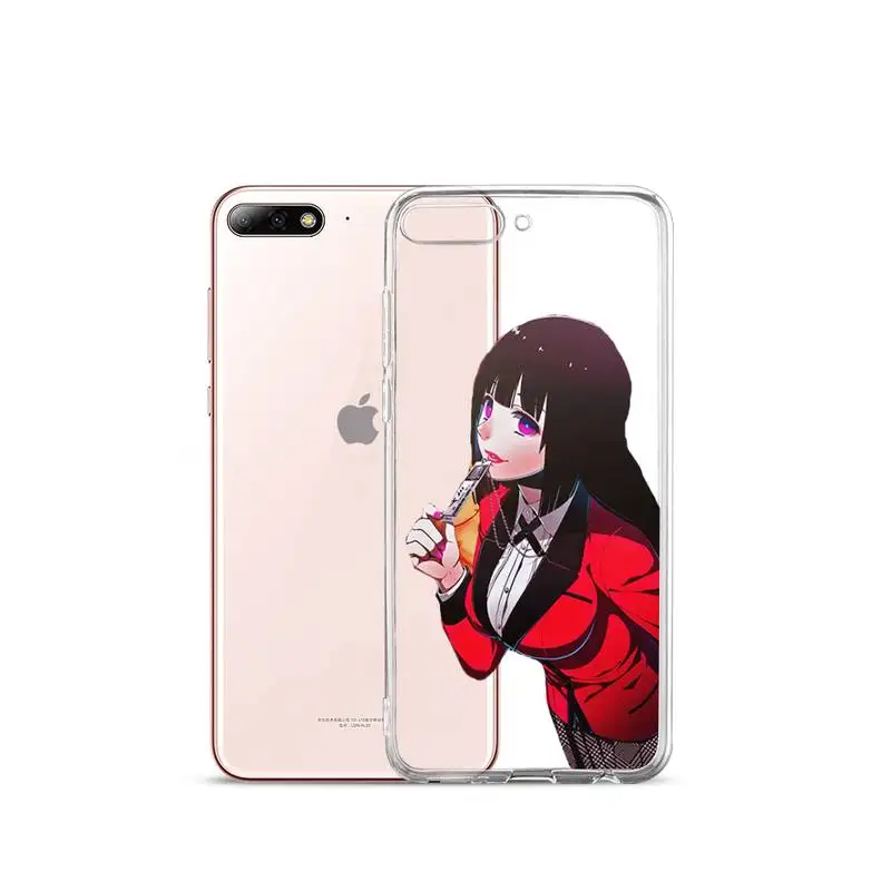 

Crazy sexy girl Manga Kakegurui Phone Case Transparent for iPhone Samsung A S 11 12 6 7 8 9 10 20 Pro X XS Max XR Plus lite