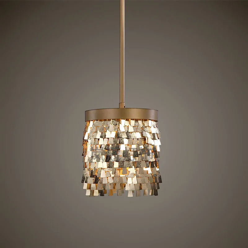 Американская Минималистичная ретро люстра с кисточкой стандартная французские