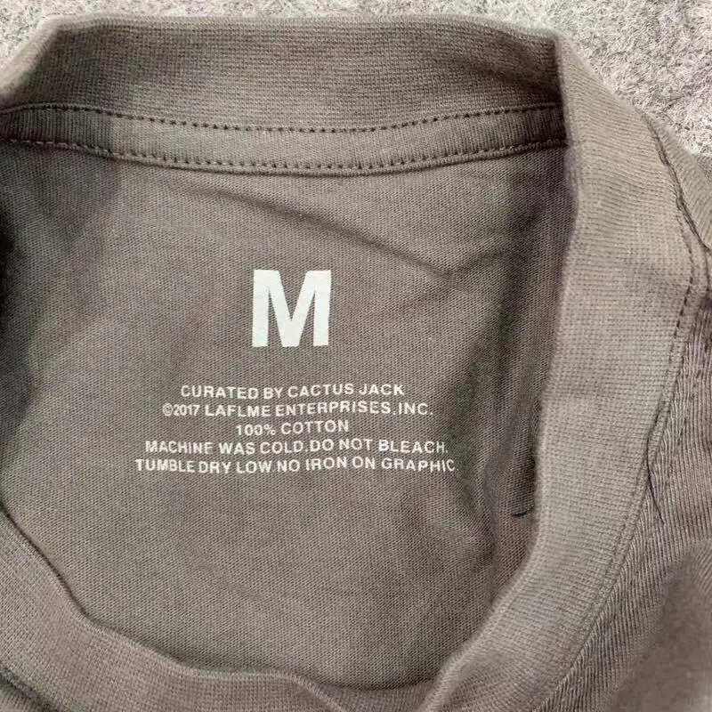 

Travis Scott merchandise Halloween sweet Long Sleeve T Shirt Men Women 1:1 high quality Summer Streetwear Top Tees