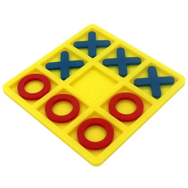 Tic Tac Toe Cognitive Learning Educational Toys OX Chess Puzzle Board Game for Teens Kids Family Party | Спорт и развлечения