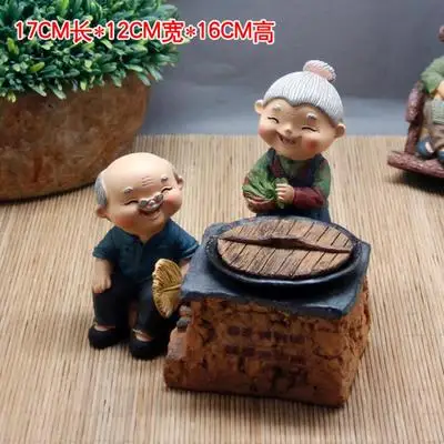 

pot of money Grandmother's creative savings jar gift couple Foot washing tank Ornament dolls statues Home decoration dies