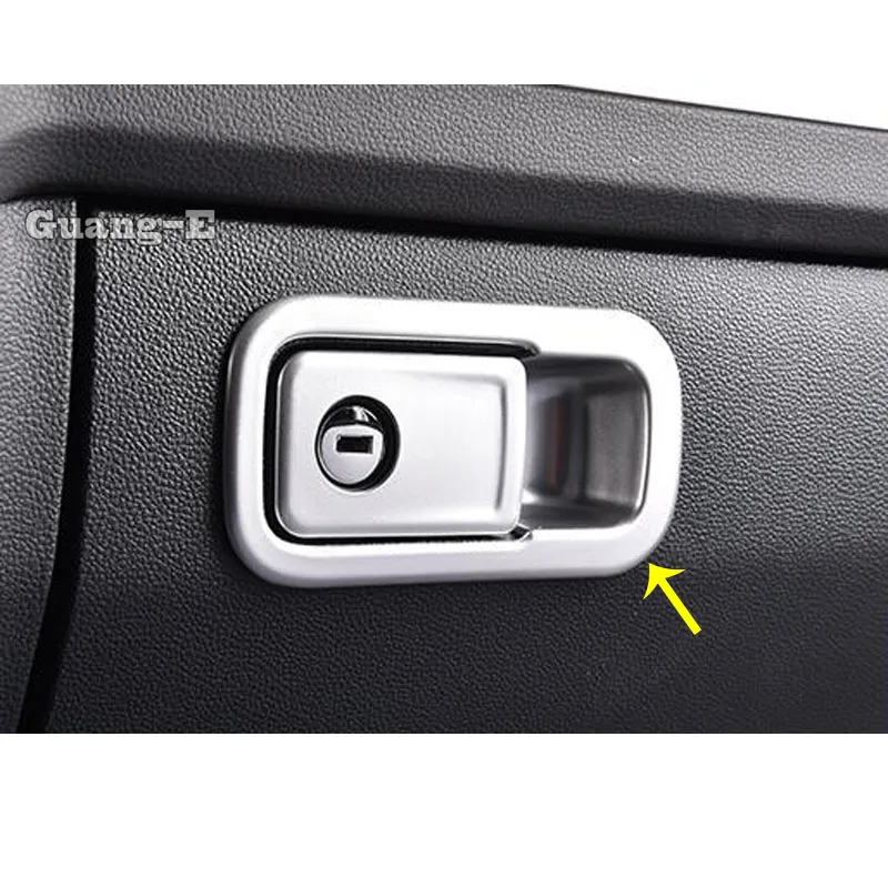 

Для VW TiguanL Tiguan L MK2 2016 2017 2018 2019 2020 отделочная ручка ABS хромированный контейнер для перчаток переключатель чехол для хранения отделочный контей...