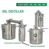 30l distiller stainless steel water distiller alcohol wine brewing machine equipment alcohol vodka liquor distiller potboilers