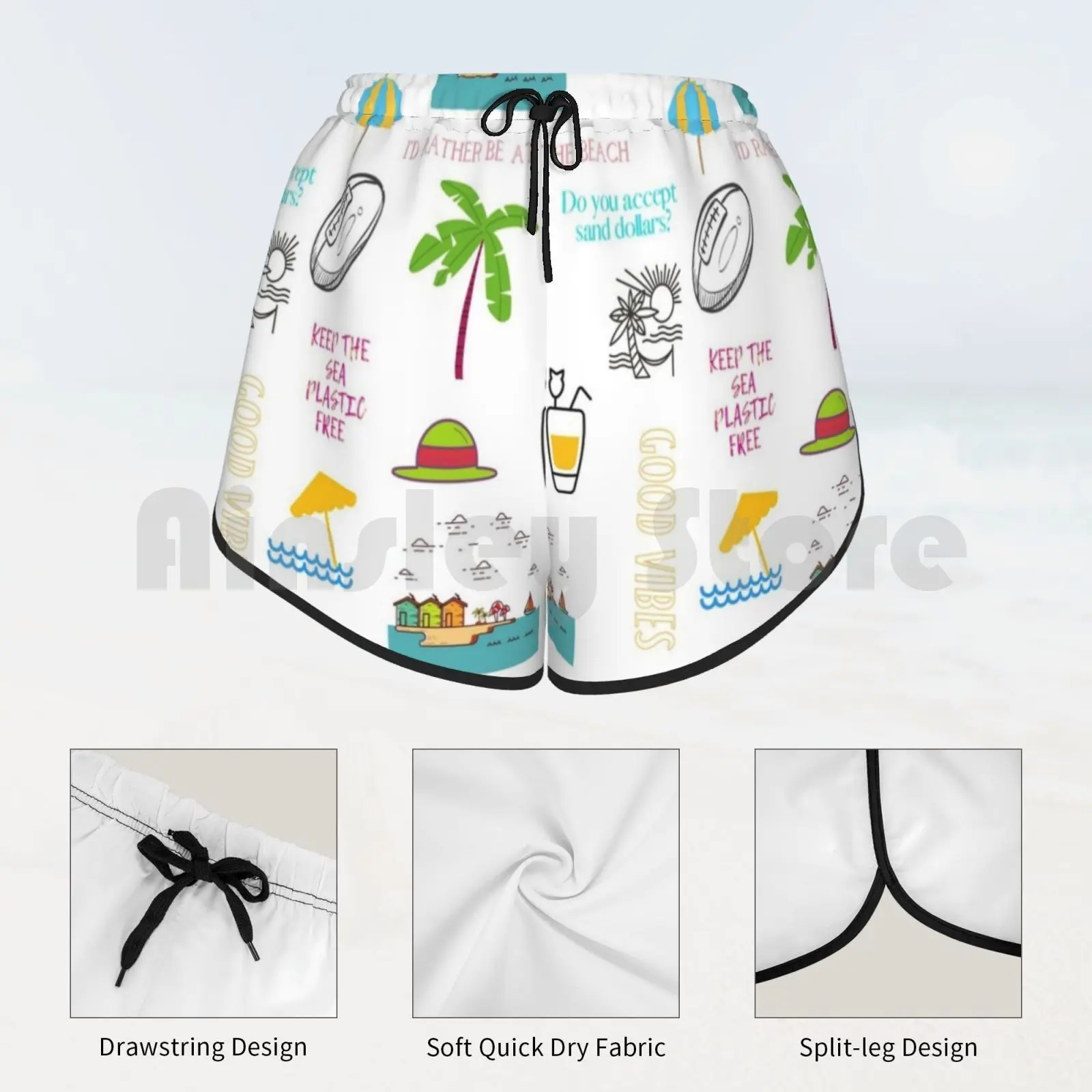 Пляжные гидро фляга наклейки 12 Плавание шорты пакет для пляжа Смешные Популярные