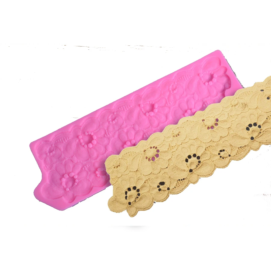 Большие цветы силиконовые формы для торта Цветочная помадка силиконовая рамка