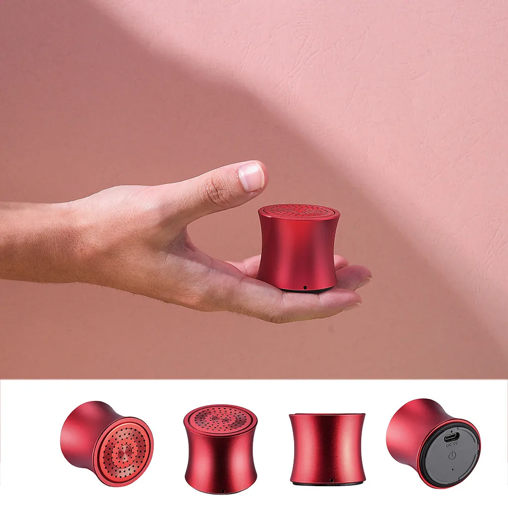 Супер мини HIFI Портативная Беспроводная Bluetooth колонка танцевальный стереозвук