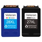 Запасной картридж для принтера Hp 27, 28 XL, для Deskjet 450, 450CI, 5550, 3420, 3520, 3550, 3650, Officejet4255, 5609, 5679