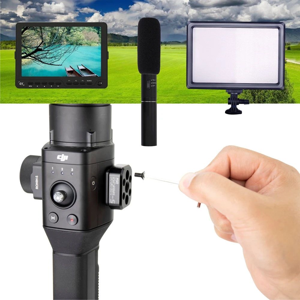 Алюминиевый Удлинительный модуль-адаптер для DJI Ronin-S портативный модуль