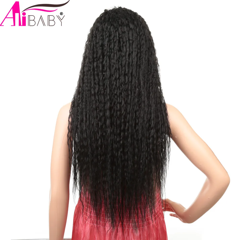 Длинные кудрявые синтетические бразильские волосы натуральный блонд 150%