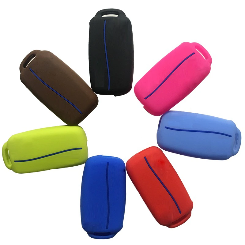 Silicone Car Key Cover Cap For Vw Golf 7 Jetta Passat Beetle Polo Bora Flip Remote Control Alarm Case Keys | Автомобили и
