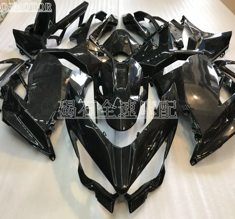 Полный комплект обтекателя Для KAWASAKI Ninja400 2018 2019 year ninja 400 боди из 100% углеволокна 18