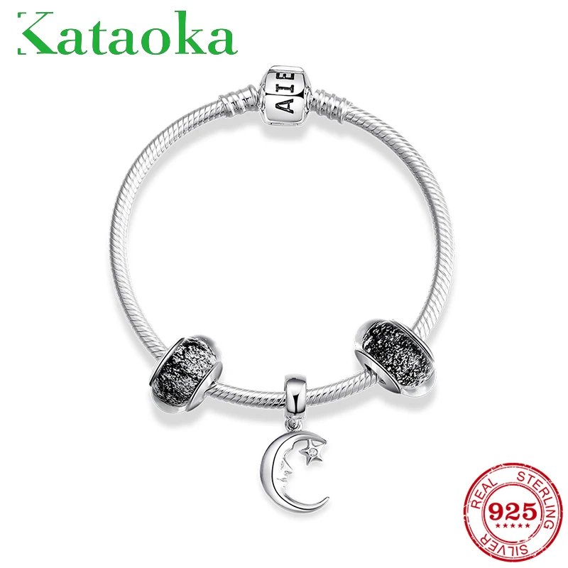 Сладкие сны подлинный 925 пробы Серебряный браслет для девочек змеиная цепочка