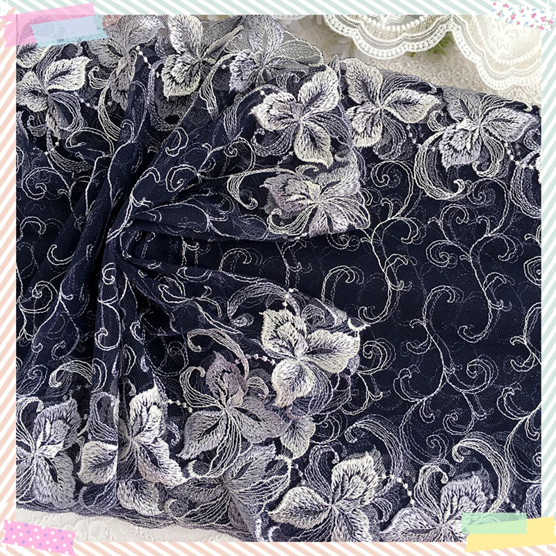 

Кружевное платье из полиэстера с вышивкой, ширина 1 ярд/26 см, аксессуары из кружевной ткани