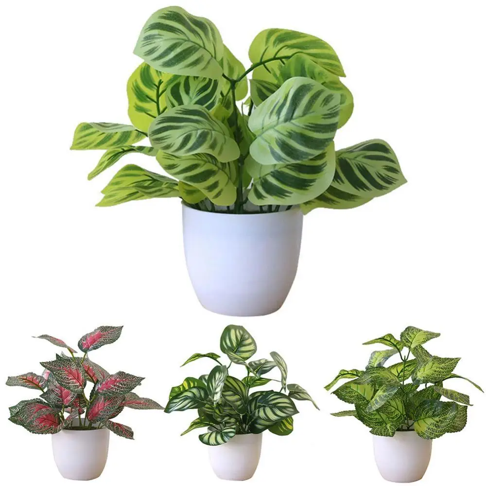 

80%HOTArtificial Foliage Plant Potted Bonsai Wedding Party Home Mall Desk Office Decor