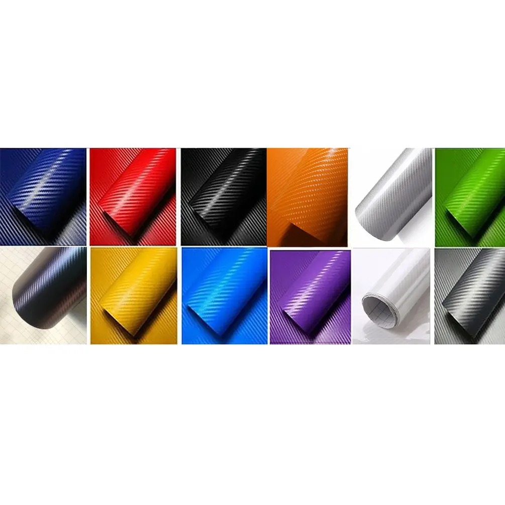 

Highlight Carbon Fiber Color Changing Film Glossy 6D Car Carbon Fiber Stickers Interior Film Car Stickers