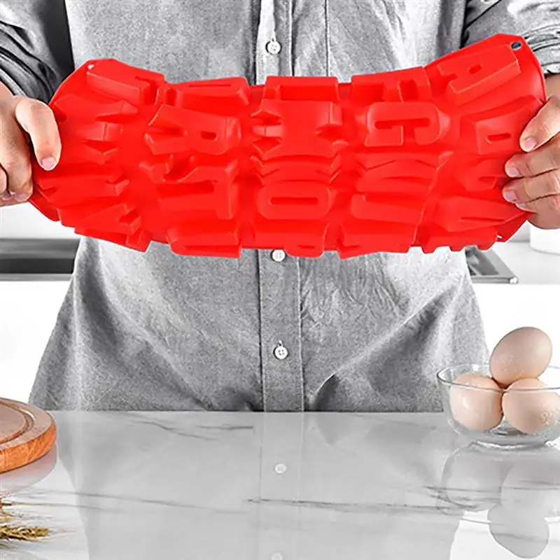 

Silicone Cake Mold Letters Candy Chocolate Mold Silicone Cake Baking Utensils Silicone Ice Tray Cocina Accessories Baking Tools