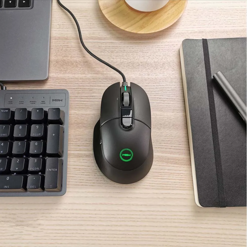 

Original MIIIW 700G USB Wired Gaming Mouse 6 Buttons Programmable 7200DPI RGB Backlit Ergonomic Computer Gamer Mouse for Xiaomi
