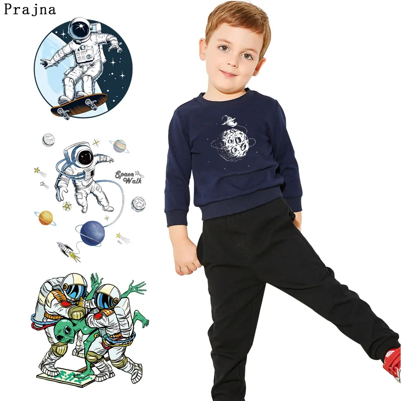 Праджня для переноса утюгом пространство нашивка с космонавтом теплопроводная