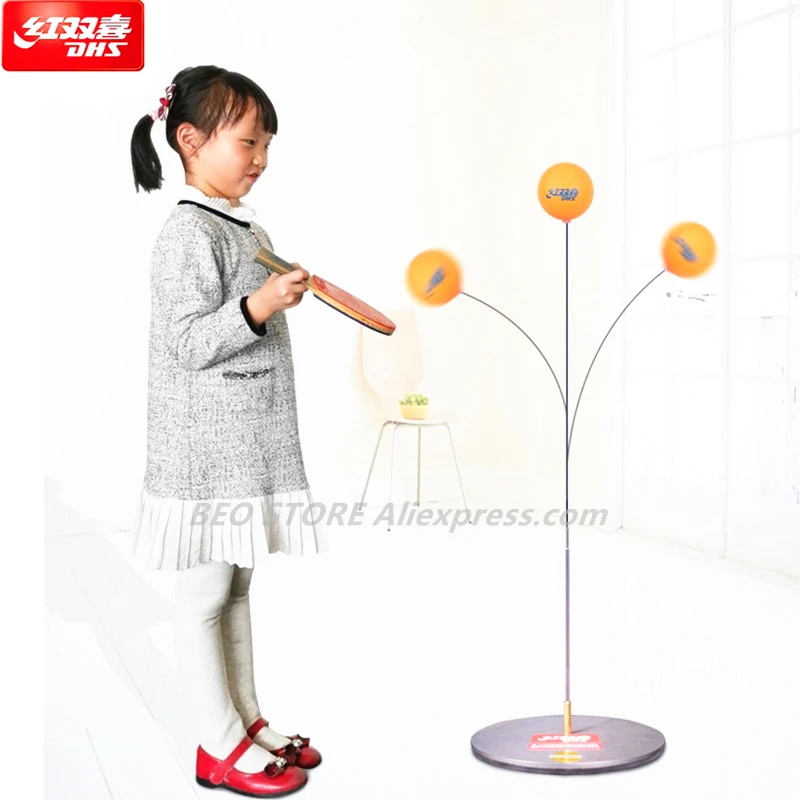 

DHS Table Tennis Trainer Portable Table Tennis Soft Shaft Training Machine Elasticity Kid Adult Ping Pong Practice Trainer