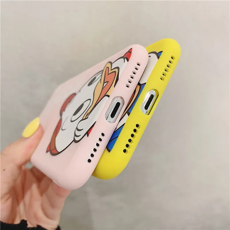 Чехол для iphone 11 PRO MAX чистый цвет мягкая задняя крышка из ТПУ 5S 6 S 7 8 PLUS XS XR милый