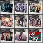 Коврик для мыши XGZ Kimetsu No Yaiba, аниме игровой коврик для мыши с заблокированными краями, геймерский коврик, коврик для компьютерного стола, игровой коврик для клавиатуры, коврики 22x18 см
