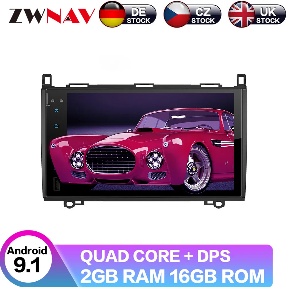 Автомобильный мультимедийный видеоплеер магнитола на Android 10 с DSP без DVD GPS