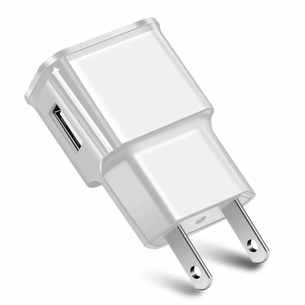 USB зарядное устройство 2a Быстрая зарядка Путешествия ЕС США переходник портативное Сетевое зарядное устройство кабель мобильного телефона для samsung Galaxy A50 S8 Xiaomi - Тип штекера: US Charger White