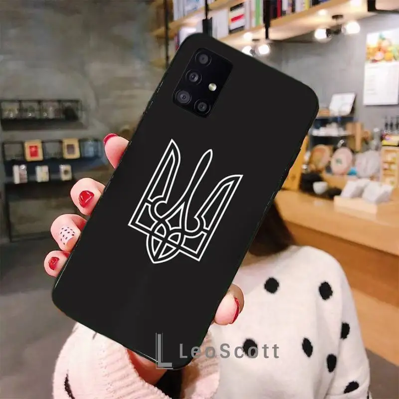 Чехол для телефона с украинским флагом Samsung A32 A51 A52 A71 A50 A12 A21S S10 S20 S21 Plus Fe Ultra |