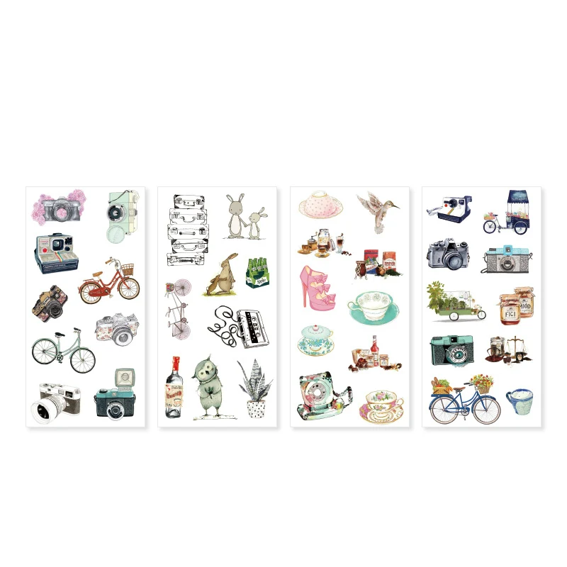 Mr. paper 24 дизайна 4 шт./лот на основе Sketchbook Deco Наклейки из бумаги васи Скрапбукинг пули журнал популярный деко постельное белье наклейки - Цвет: 10