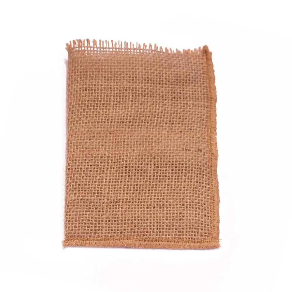 5 шт. винтажный деревенский стиль джут мешковина лен мешок подарочные сумки