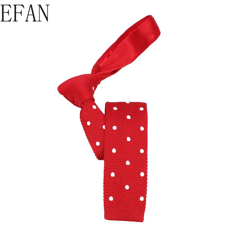 48 стиль 5 см мужские вязаные галстуки для отдыха с обычной звездой в горошек