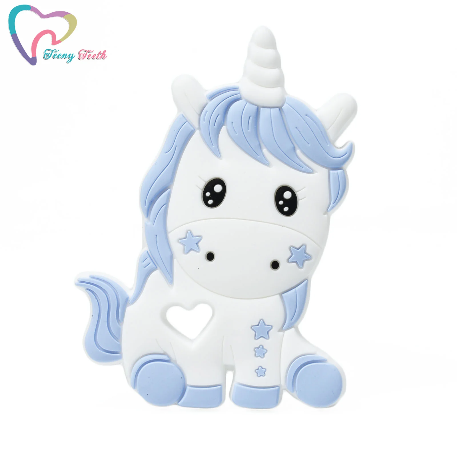 1 PC New Design Silicone Unicorn Teether Baby Cute Animal For DIY Nursing Chain Pendant Necklace Toy | Мать и ребенок