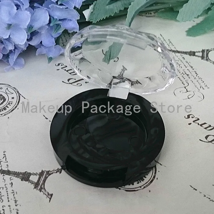 

28.5mm 100pcs/lot Plastic Empty Eyeshadow Case Palette Single Case Round Jar Powder Cosmetics Compact Container DIY Makeup Tool