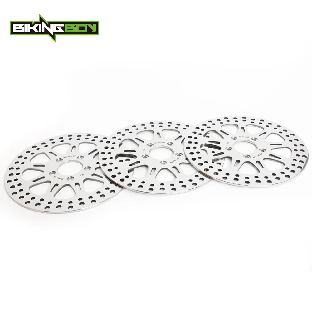 BIKINGBOY Sportster XL1200R 04-08 XL1200S 00-03 XL883R 05-13 FLHRS FLHTC 04-07 FLHX 06 07 Передние и задние тормозные