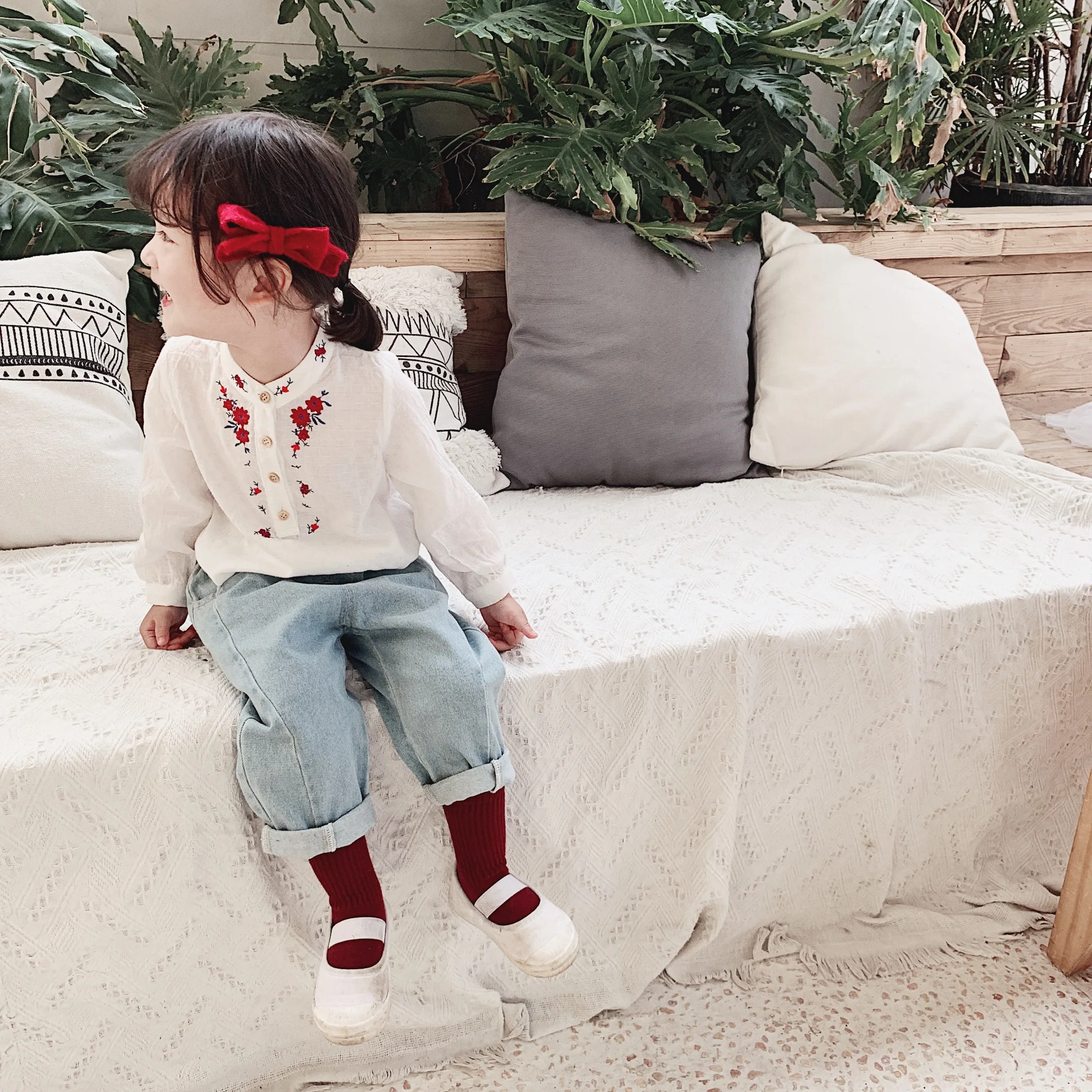 Джинсы для мальчиков и девочек детские брюки весенне-осеннее платье новые