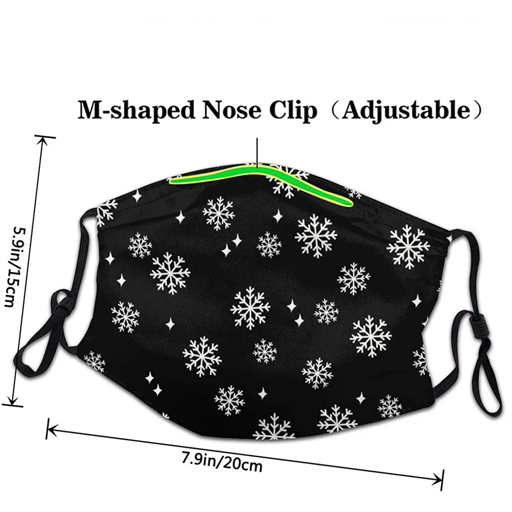 1 шт. взрослая модная маска с принтом винного стекла защитная для лица моющийся