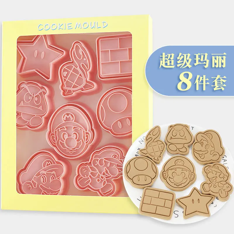 Мультяшная форма для печенья Super Mary инструмент помадки 3d трехмерный выпечки