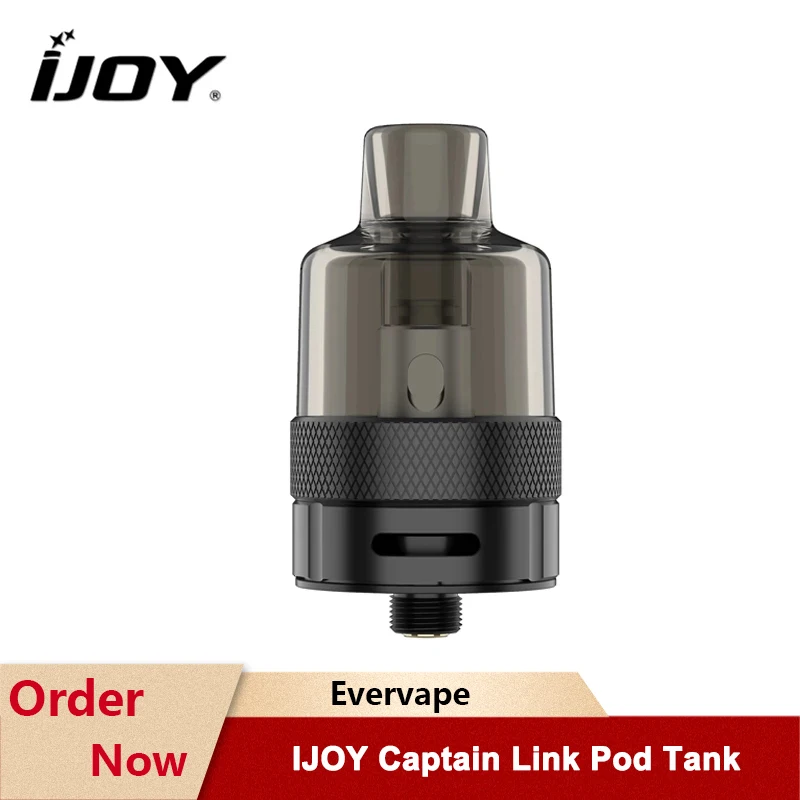 

Pre-sale IJOY Captain Link Pod Tank 5ML Capacity Atomizer with L5 Mesh Coil 0.5ohm L15 Clapton Mesh 0.15ohm For Captain Link Kit