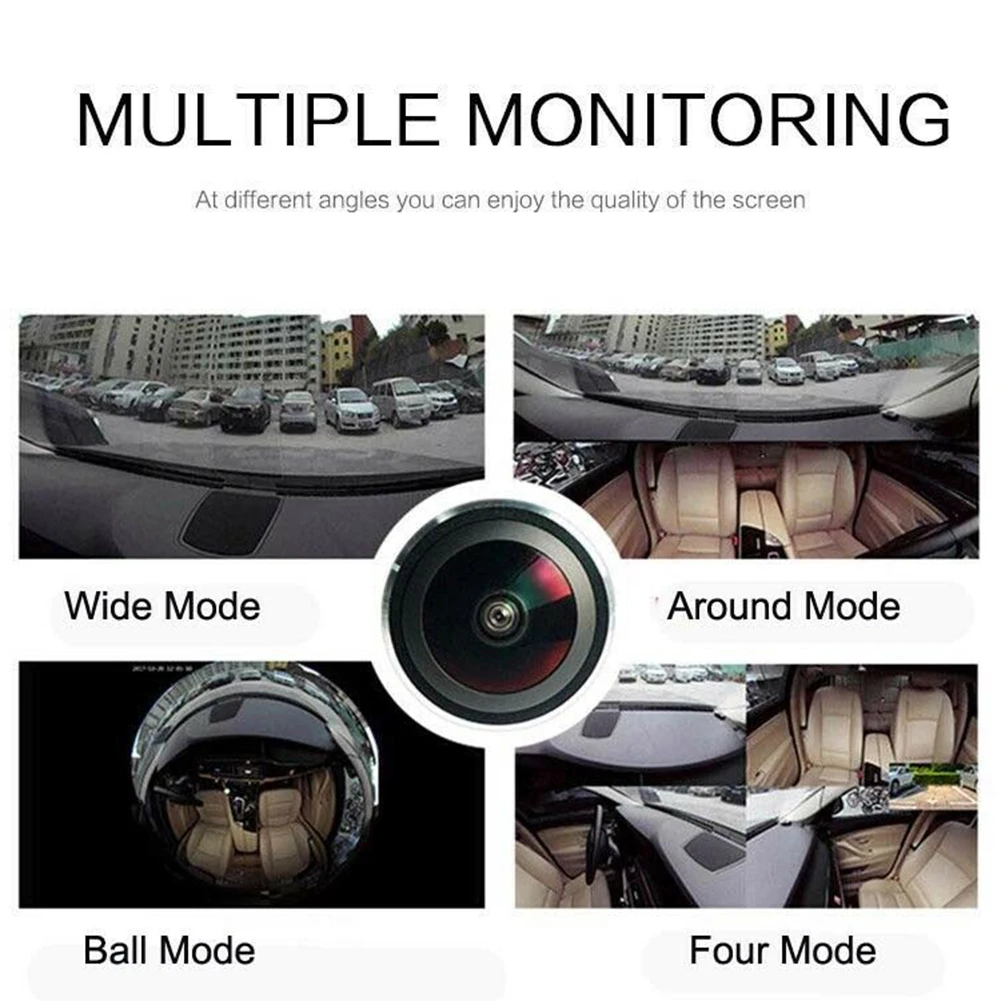 Автомобильный видеорегистратор с поворотом на 360 градусов объектив рыбий глаз