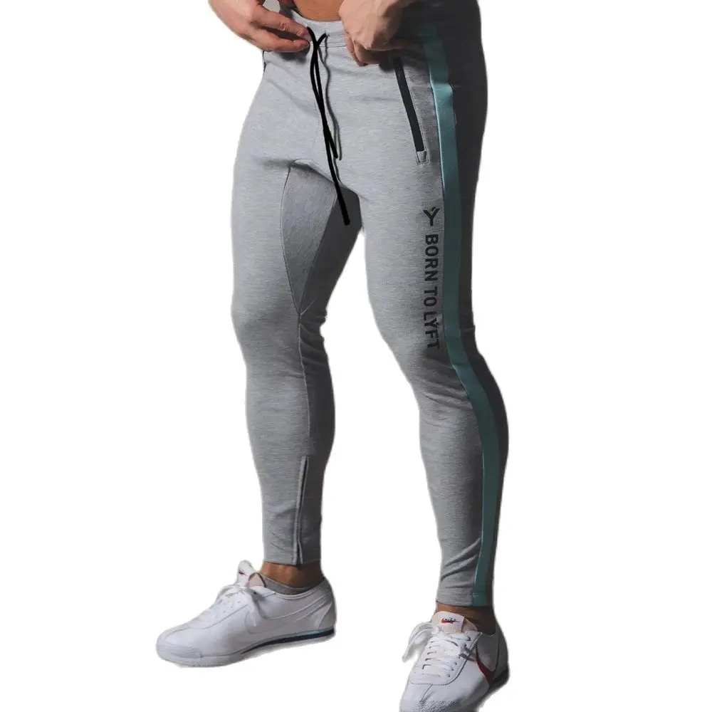 

Men's Joggers Pants Cotton Running Sweatpants Bodybuilding Skinny Sport Tracpants Gym Fitness Trousers Male Jogging Sportswear