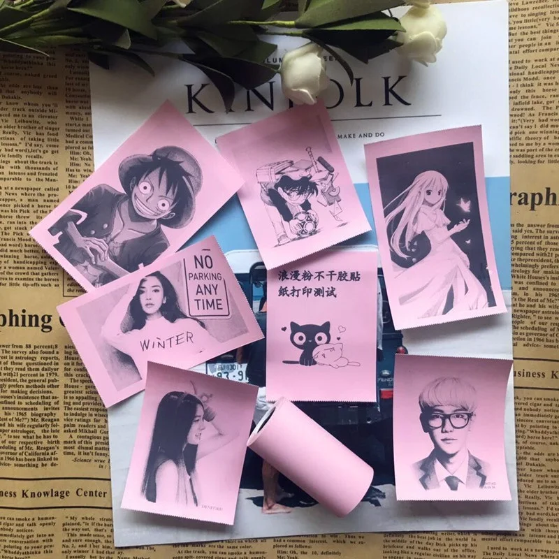 JOYLIVE 57*30 цветов непрерывная паста печатная бумага фотопечать мини карманный