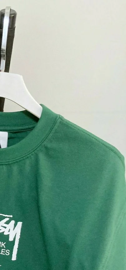 

Green color Letter Print UNISEX short sleeve women men sport T-shirt tee Summer new Fashion Classic Brand Luxury Design Loose N1