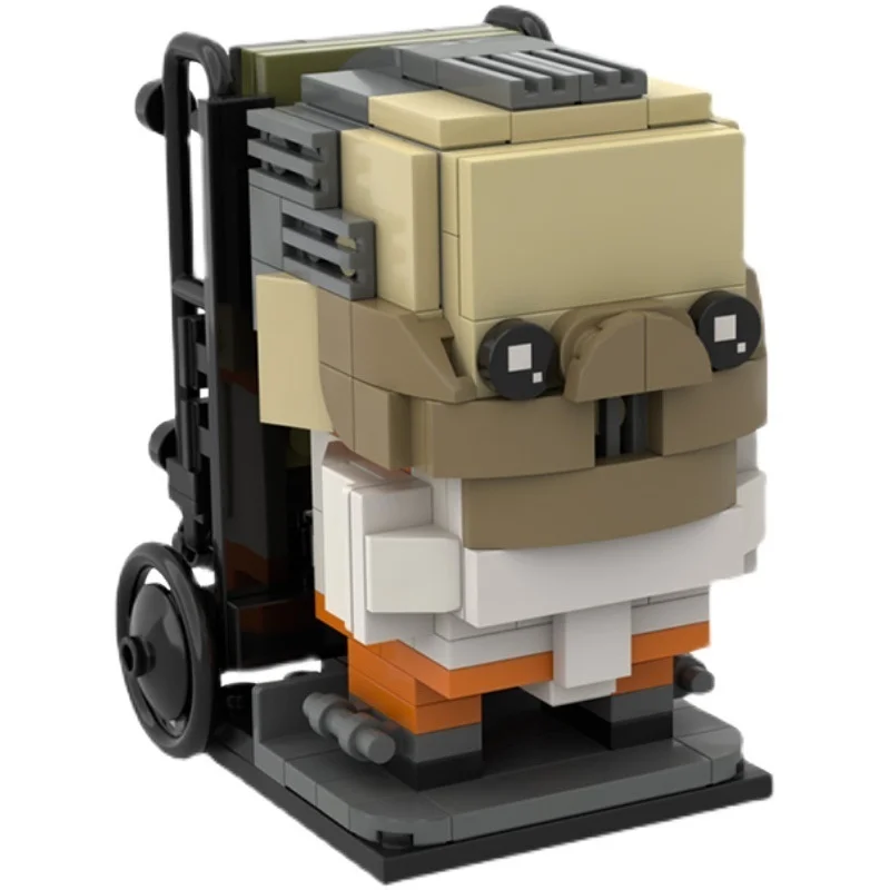 

Moc Movie Figures Hannibal Lecter Brickheadz Of Silence Of The Lambs Model Building Blocks Bricks Collection Toys For Kids