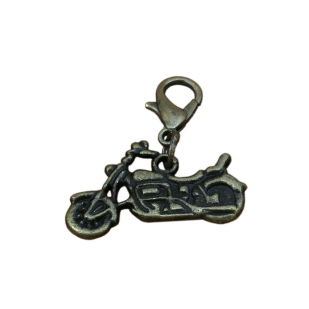 100 шт. антикварных бронзовых морских звезд мотоцикла Подвески Кулон из бисера с