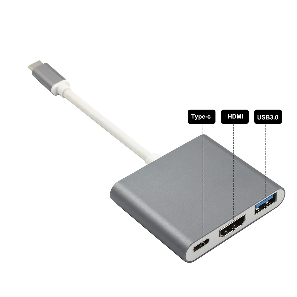 Переходник USB 3 1 Type-C/4K UHD HDMI в USB-C для Macbook |