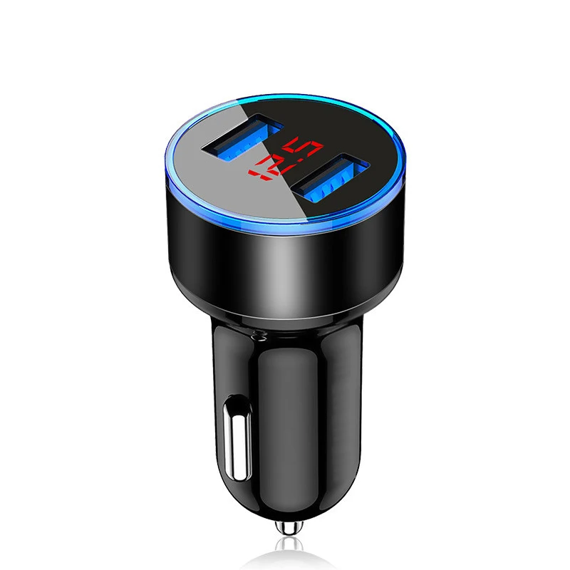 2USB Car Charger Quick Charge 3.0 Car-Charger Fast Charging For iPhone12 11 Samsung Huawei Xiaomi Mobile Phone Chargers