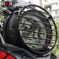 for suzuki dl250 dl 250 durable headlamp bracket motorcycle modified metal headlight fog lamp protector guard grille cover case