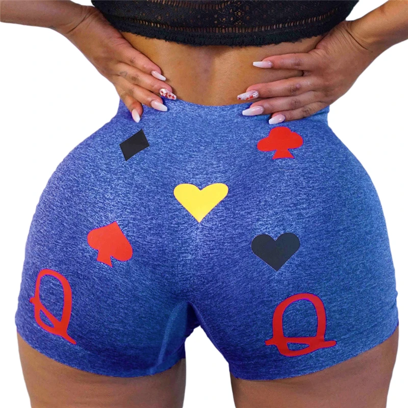 

Shorts Feminino Solid Skinny Sports Shorts Casual Ladies Beach Summer Running Gym Outdoor Hot Printed Shorts