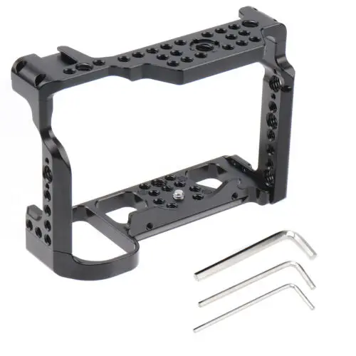 FOTGA Aluminum DSLR Camera Cage Top Handle Grip for Nikon Z5/Z6/Z7/Z6II/Z7II Video Rig